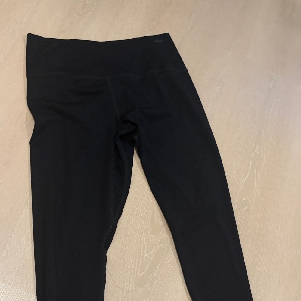Lacoste Jet Black Active Leggings